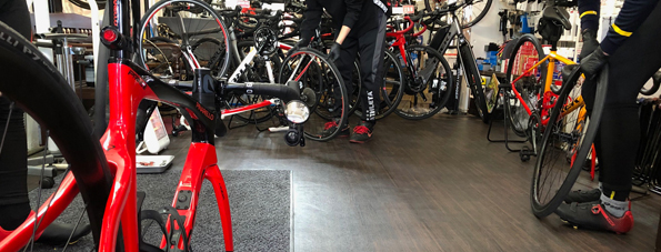 サイクルパインの初心者講習会